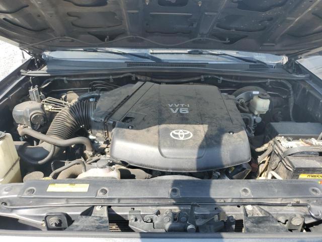 5TFJU4GN0EX062661 - 2014 TOYOTA TACOMA DOUBLE CAB PRERUNNER GRAY photo 11