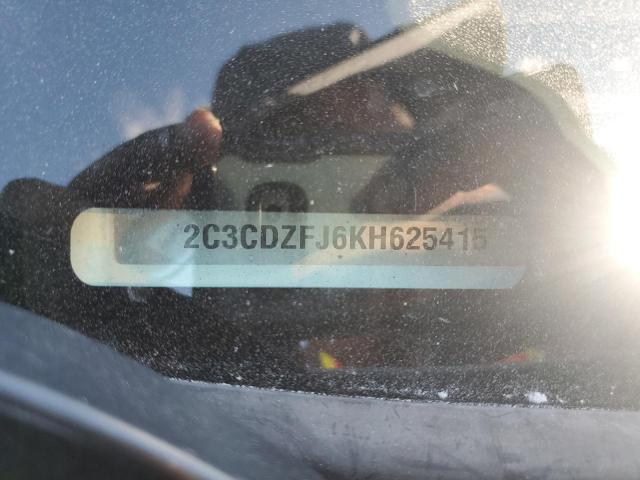 2C3CDZFJ6KH625415 - 2019 DODGE CHALLENGER R/T SCAT PACK WHITE photo 12