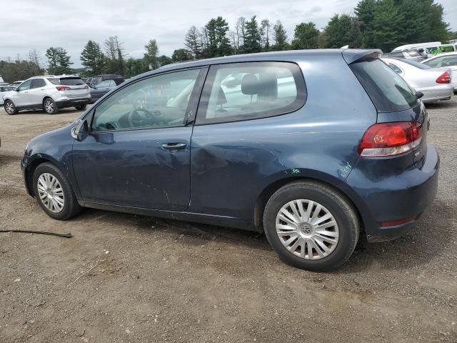 WVWAB7AJ2CW281122 - 2012 VOLKSWAGEN GOLF BLUE photo 2