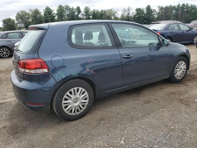 WVWAB7AJ2CW281122 - 2012 VOLKSWAGEN GOLF BLUE photo 3
