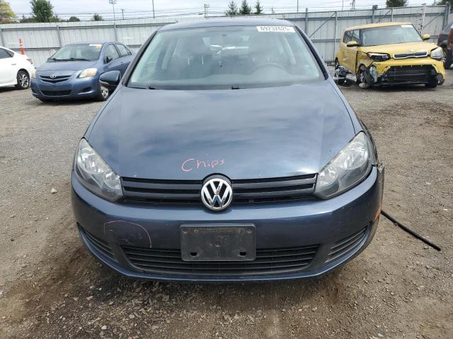 WVWAB7AJ2CW281122 - 2012 VOLKSWAGEN GOLF BLUE photo 5