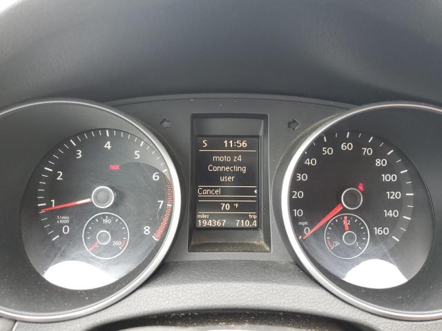 WVWAB7AJ2CW281122 - 2012 VOLKSWAGEN GOLF BLUE photo 9