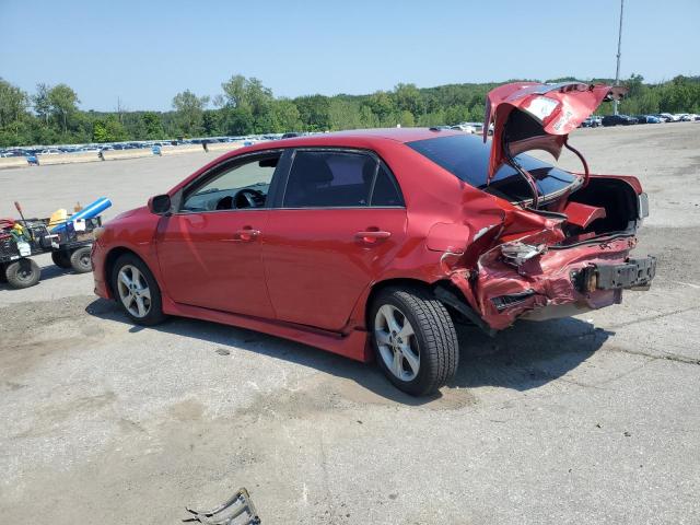 2T1BU4EE1CC829081 - 2012 TOYOTA COROLLA BASE წითელი ფოტო 2