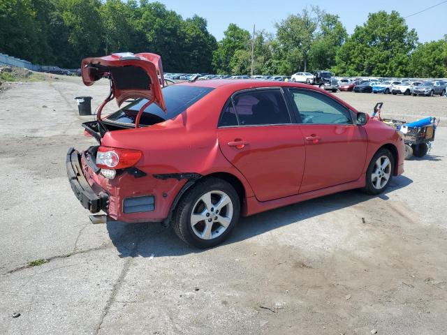 2T1BU4EE1CC829081 - 2012 TOYOTA COROLLA BASE წითელი ფოტო 3