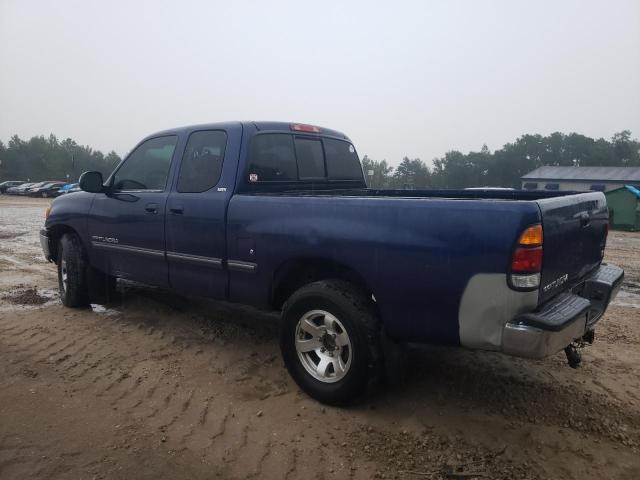 5TBRT3413YS006508 - 2000 TOYOTA TUNDRA ACCESS CAB ლურჯი ფოტო 2