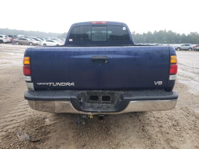 5TBRT3413YS006508 - 2000 TOYOTA TUNDRA ACCESS CAB BLUE photo 6