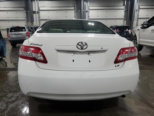 4T1BF3EK7AU557769 - 2010 TOYOTA CAMRY BASE WHITE photo 6