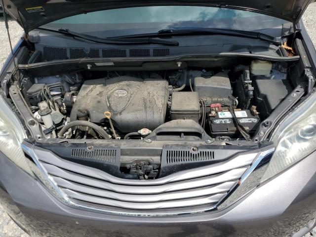 5TDYZ3DC2HS812729 - 2017 TOYOTA SIENNA XLE თაფლისფერი ფოტო 12