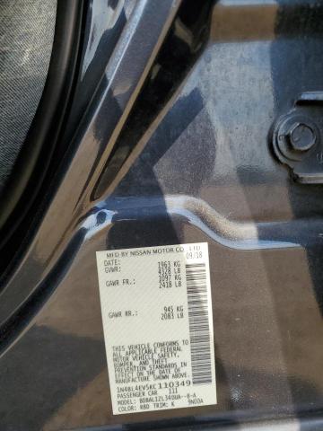 1N4BL4EV5KC110349 - 2019 NISSAN ALTIMA SL CHARCOAL photo 12