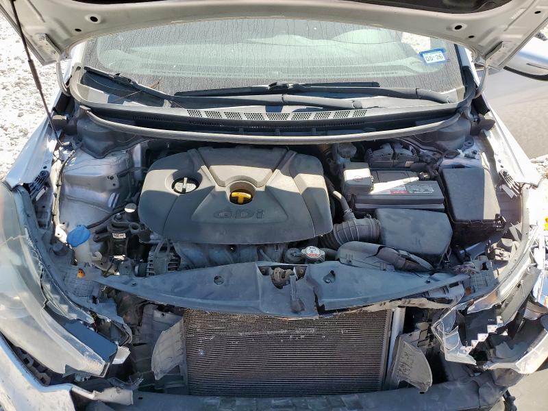KNAFX5A88G5491337 - 2016 KIA FORTE EX SILVER photo 11