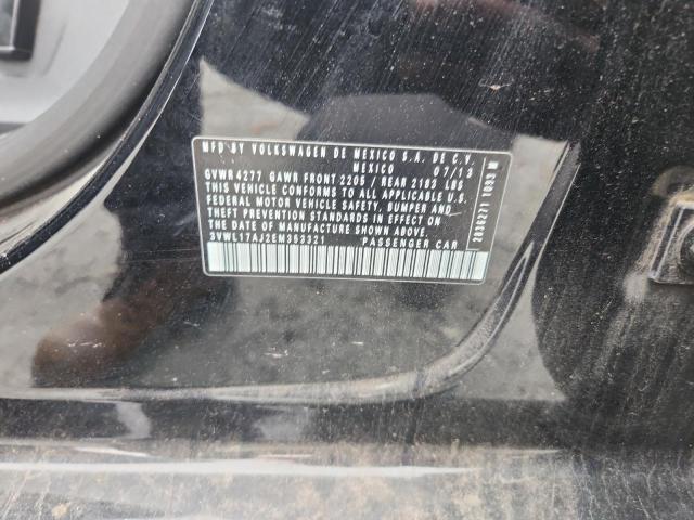 3VWL17AJ2EM353321 - 2014 VOLKSWAGEN JETTA SEL BLACK photo 12