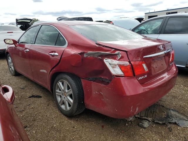 JTHBJ46G892289761 - 2009 LEXUS ES 350 RED photo 2