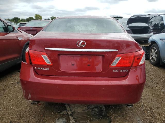 JTHBJ46G892289761 - 2009 LEXUS ES 350 RED photo 6