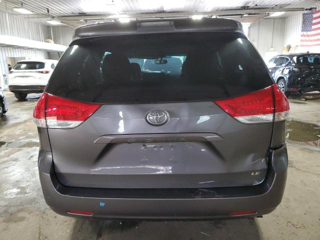 5TDKK3DC4BS095896 - 2011 TOYOTA SIENNA LE CHARCOAL photo 6