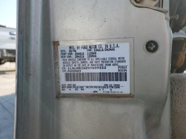 1LNLM81W2VY609033 - 1997 LINCOLN TOWN CAR EXECUTIVE Коричневый фото 12