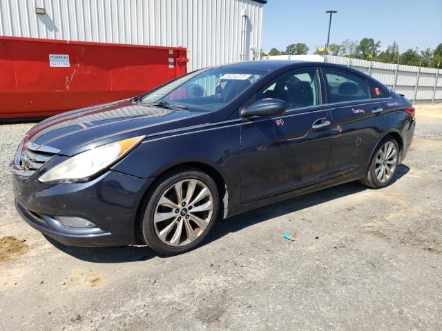 5NPEC4AC4DH682550 - 2013 HYUNDAI SONATA SE BLUE photo 1