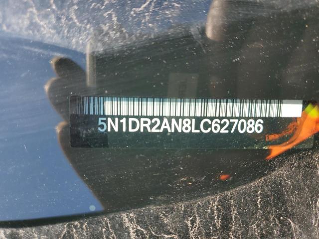 5N1DR2AN8LC627086 - 2020 NISSAN PATHFINDER S შავი ფოტო 13