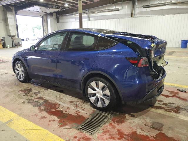 7SAYGAEE1PF972312 - 2023 TESLA MODEL Y BLUE photo 2