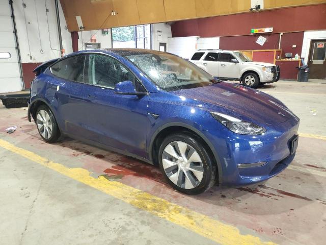 7SAYGAEE1PF972312 - 2023 TESLA MODEL Y BLUE photo 4