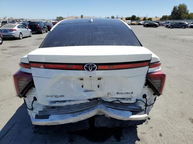 JTDBVRBDXJA005409 - 2018 TOYOTA MIRAI WHITE photo 6