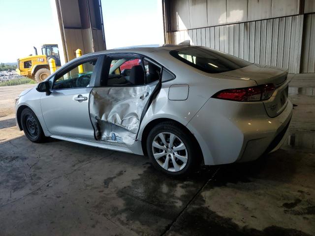 5YFEPMAE7MP173111 - 2021 TOYOTA COROLLA LE SILVER photo 2