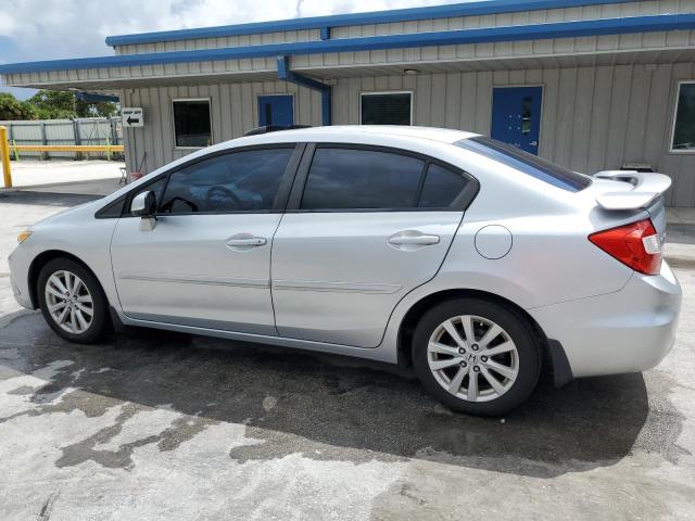 2HGFB2F94CH548817 - 2012 HONDA CIVIC EXL ვერცხლისფერი ფოტო 2