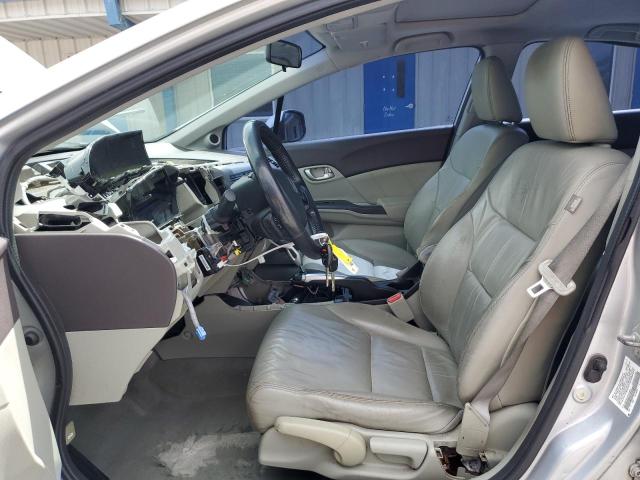 2HGFB2F94CH548817 - 2012 HONDA CIVIC EXL ვერცხლისფერი ფოტო 7