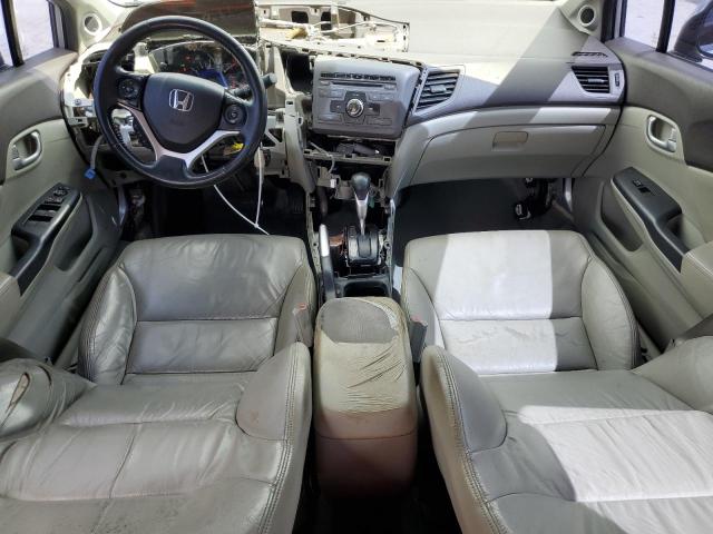 2HGFB2F94CH548817 - 2012 HONDA CIVIC EXL ვერცხლისფერი ფოტო 8