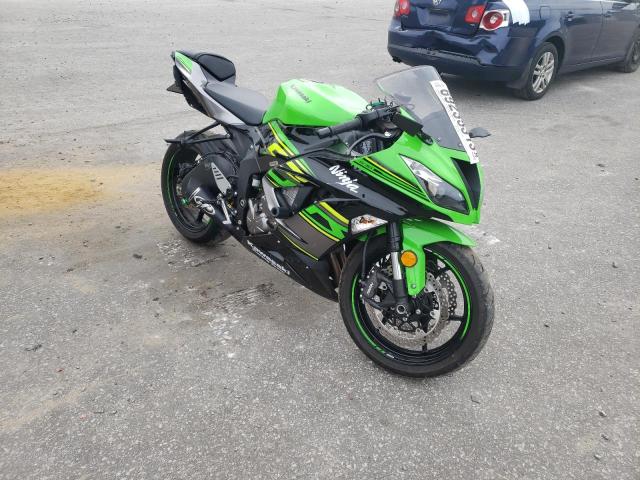 JKBZXJE13JA027351 - 2018 KAWASAKI ZX636 E GREEN photo 1