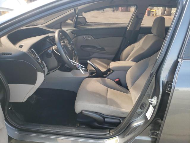 2HGFB2F50DH559960 - 2013 HONDA CIVIC LX CHARCOAL photo 7