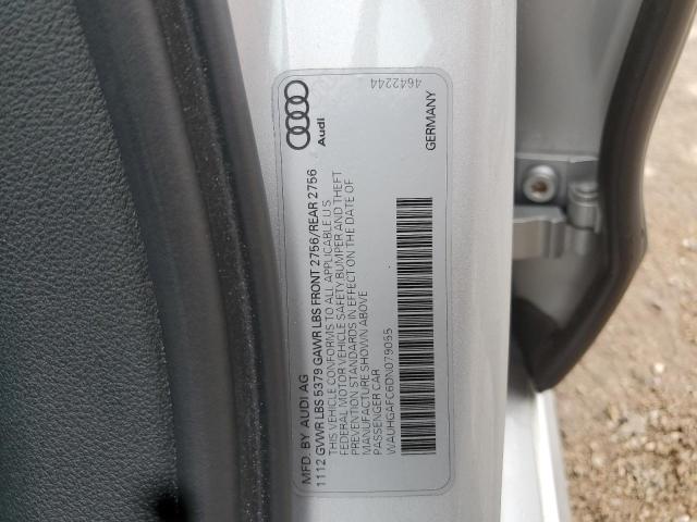 WAUHGAFC6DN079055 - 2013 AUDI A6 PRESTIGE Srebrny zdjęcie 12