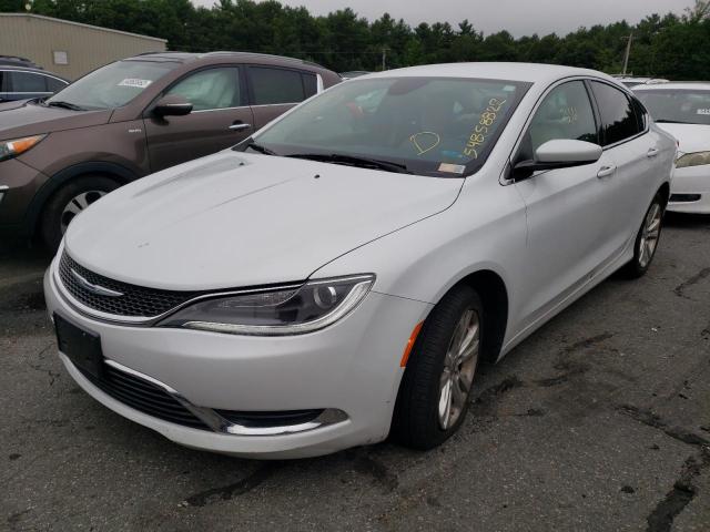 1C3CCCAB3FN569298 - 2015 CHRYSLER 200 LIMITED WHITE photo 2