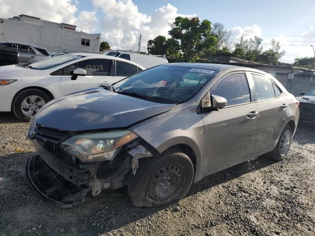 2T1BURHE3FC465288 - 2015 TOYOTA COROLLA L TAN photo 1