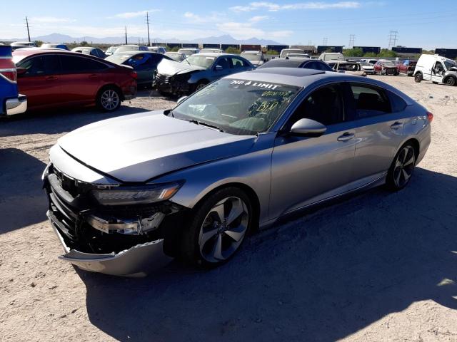 1HGCV2F92JA039931 - 2018 HONDA ACCORD TOURING SILVER photo 1