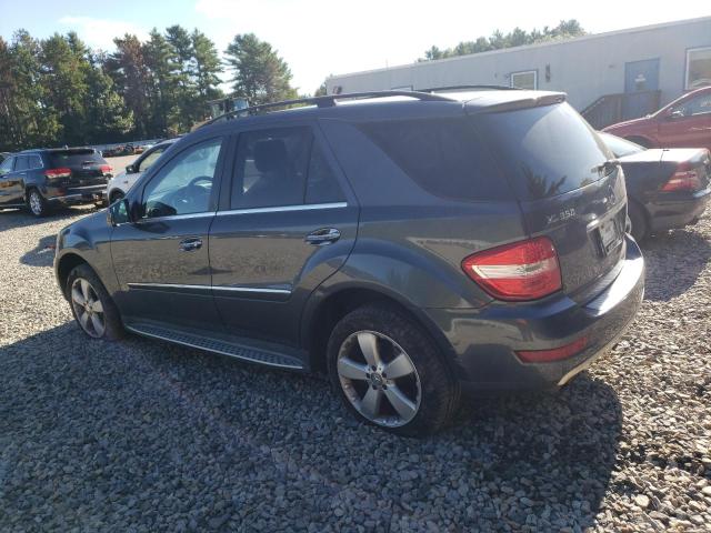 4JGBB8GB8BA740476 - 2011 MERCEDES-BENZ ML 350 4MATIC CHARCOAL photo 2
