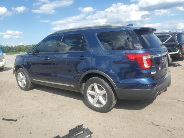 1FM5K8D87HGD50108 - 2017 FORD EXPLORER XLT BLUE photo 2