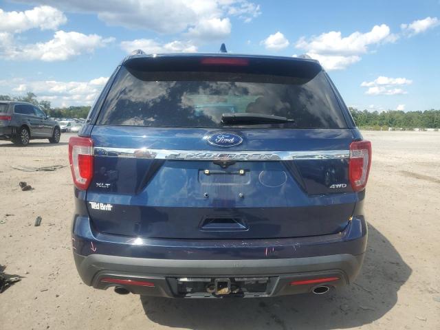 1FM5K8D87HGD50108 - 2017 FORD EXPLORER XLT BLUE photo 6