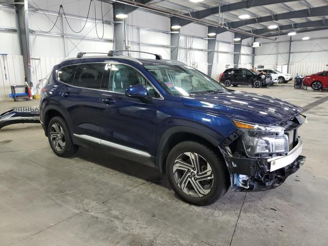 5NMS24AJ4NH464966 - 2022 HYUNDAI SANTA FE SEL BLUE photo 4