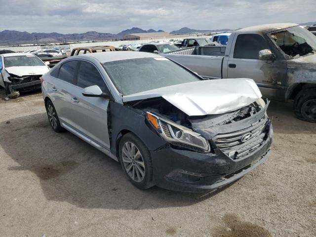 5NPE34AF5FH071830 - 2015 HYUNDAI SONATA SPORT SILVER photo 4