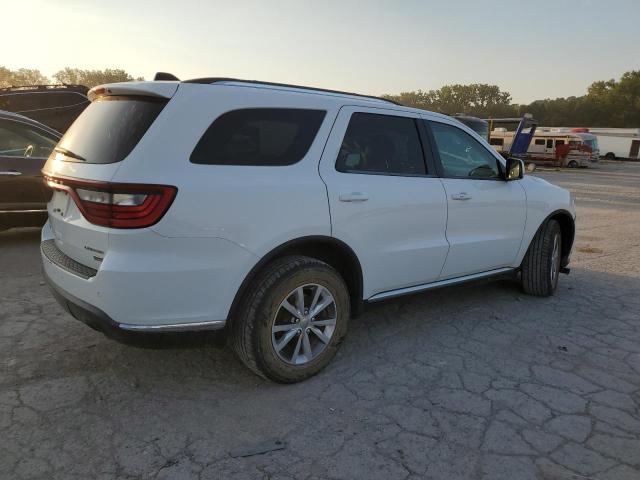 1C4RDJDG2FC709514 - 2015 DODGE DURANGO LIMITED WHITE photo 3