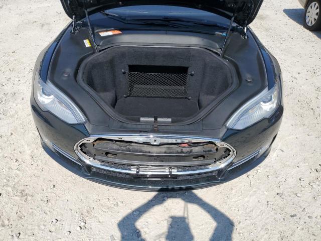 5YJSA1H10EFP55845 - 2014 TESLA MODEL S 绿色 照片 11