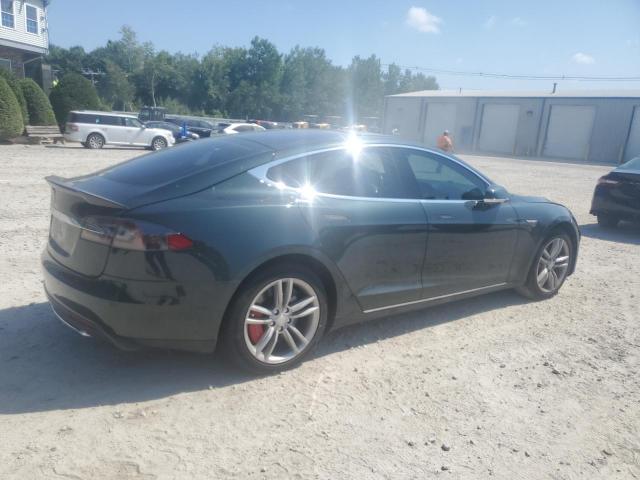 5YJSA1H10EFP55845 - 2014 TESLA MODEL S 绿色 照片 3