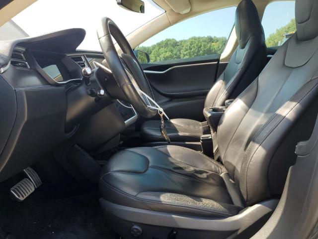 5YJSA1H10EFP55845 - 2014 TESLA MODEL S 绿色 照片 7