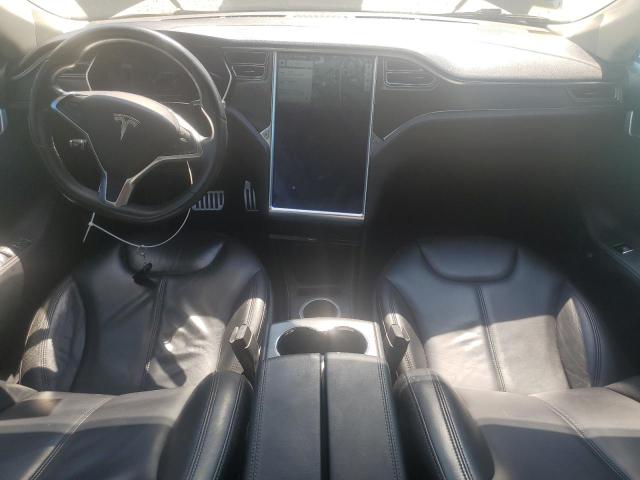 5YJSA1H10EFP55845 - 2014 TESLA MODEL S 绿色 照片 8