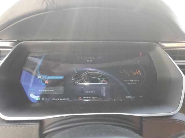 5YJSA1H10EFP55845 - 2014 TESLA MODEL S 绿色 照片 9