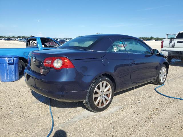 WVWFA71F47V033244 - 2007 VOLKSWAGEN EOS 2.0T LUXURY BLUE photo 3