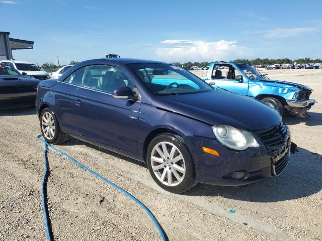 WVWFA71F47V033244 - 2007 VOLKSWAGEN EOS 2.0T LUXURY BLUE photo 4