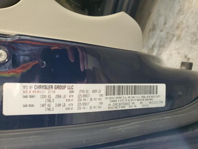 2C4RC1BG7FR596933 - 2015 CHRYSLER TOWN & COU TOURING 蓝色 照片 13