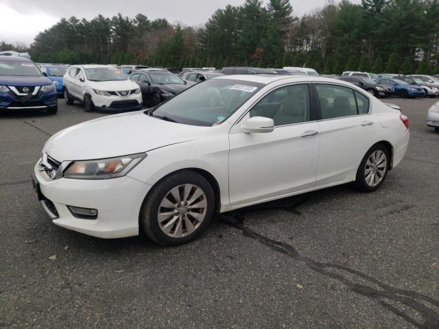 1HGCR2F89DA027808 - 2013 HONDA ACCORD EXL WHITE photo 1