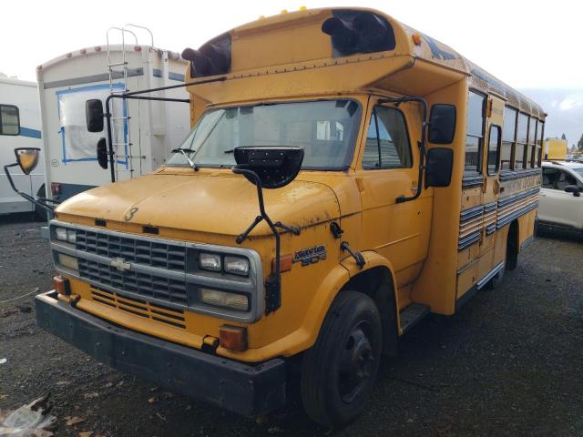 1GBKH32K1P3321723 - 1993 CHEVROLET G-P SCHOOL BUS CHASSIS YELLOW photo 1